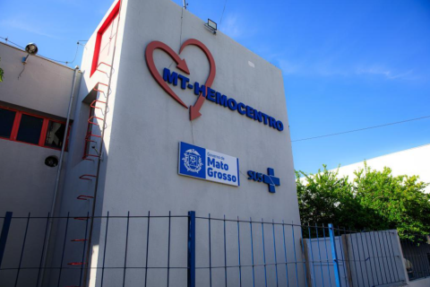 A unidade está com o sangue tipo O+ em estado de alerta e o O- em estado de atenção Crédito - Secom-MT